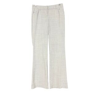 Express Editor Dress Pants Womens 0R Light Gray Bootcut Workwear Design Studio